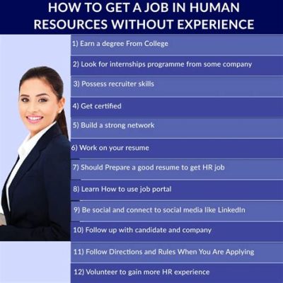 how to get a job in human resources without experience