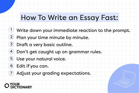 how to write a paper fast: tips for efficient academic writing